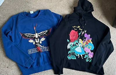 Official Disney Hoodie & Jumper Mickey Mouse Alice In Wonderland Medium  • £15