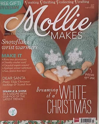 Mollie Makes Magazine Living & Loving Handmade *NEW* Back Issue No 33 • $18