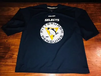 2012 Bauer Team Selects Pittsburgh Penguins Marc Andre Fleury Jersey Shirt L • $17.49