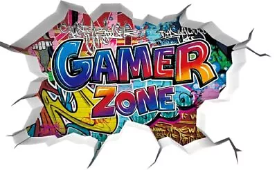 3D Game Wall DecalsGaming Wall Stickers For Boys 3d Video Game Wall Decals 1 • $21.44