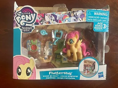 My Little Pony Friendship Is Magic Fluttershy Loves To Care Mini Set New • $13.99