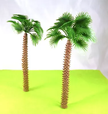Dollhouse Miniature 2 Large Palm Trees 7 1/2  Tall B6137 • $6.49