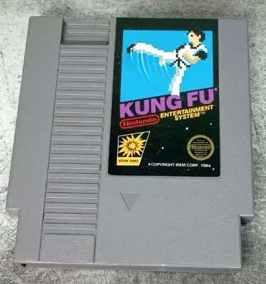 Vintage Nintendo NES Kung Fu Cartridge ONLY 5 Screw Authentic 1985 • $10.55