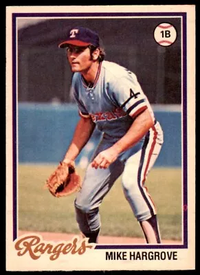 1978 O-pee-chee. Mike Hargrove Texas Rangers #176 • $3.60