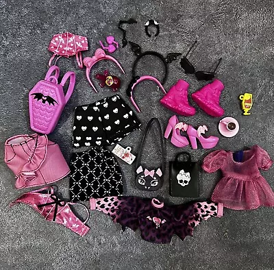 Monster High Doll Draculaura G3 Reboot Clothes  Accessories Lot • $30