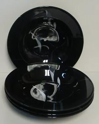 Mikasa OPUS BLACK Rim Soup Bowls SOLD IN SETS OF FOUR More Here • $52.95