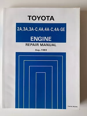 Toyota Engine Repair Manual. Genuine Toyota Motor Corporation. Book. Celica Etc. • £50