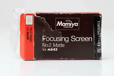 Mamiya 645 Focusing Screen No 2 Matte N6525 • $50