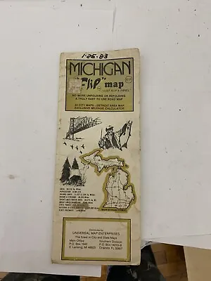 1982 Michigan Flip Map B180 • $6.90