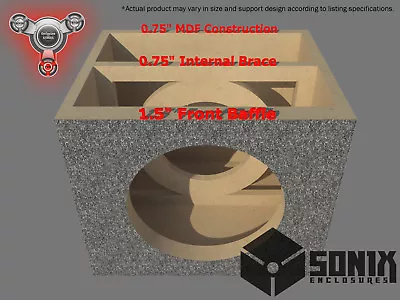 Stage 2 - Sealed Subwoofer Mdf Enclosure For Re Audio Xxx V2 15 Sub Box • $150