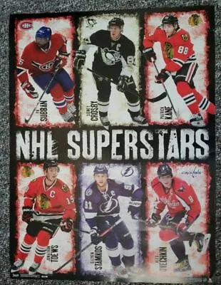 NHL Superstars 2014 Subban Crosby Kane Toews Stamkos Ovechkin PROMO Poster FN • $24.99