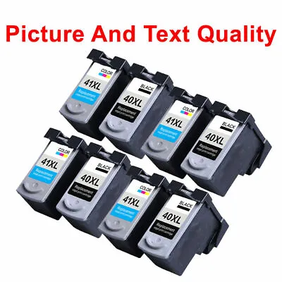 8 Ink For Canon PG40 CL41 Pixma IP1200 IP1800 MP140 MP150 MP160 • £99.99