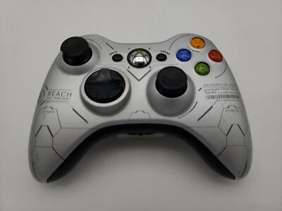 $24.99 • Buy Official Microsoft Xbox 360 Halo Reach Controller Authentic Parts Repair Broken