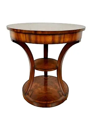 Theodore Alexander Vanucci Eclectics Argentinean Walnut Side Lamp Table • $995