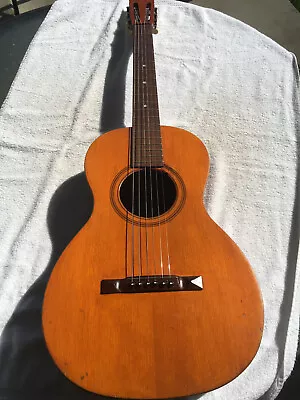 Vintage Antique  The Cleveland Guitar  Of New York Parlor Guitar Martin Style • $999.99