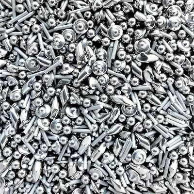 1 LB 1/8  Stainless Steel Tumbling Media Shot Jewelers Mix 4 Shapes Tumbler F... • $31.90