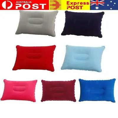 $4.96 • Buy Inflatable Camping Pillow Blow Up Festival Outdoors E N Accessory Travel R9J3