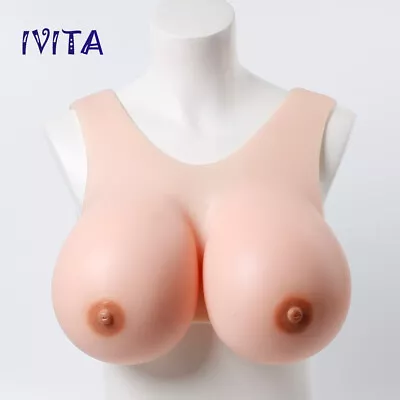 C-J Cup Big Boobs Silicone Crossdresser Breast Forms Transgender Fake Boobs • $116.93