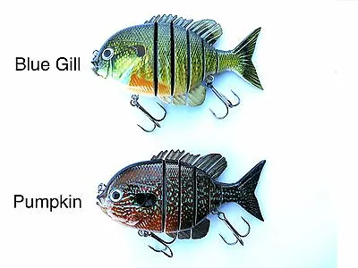 Blue Gill Fishing Lure For Large Mouth Bass Stripers Musky And Pike • $9