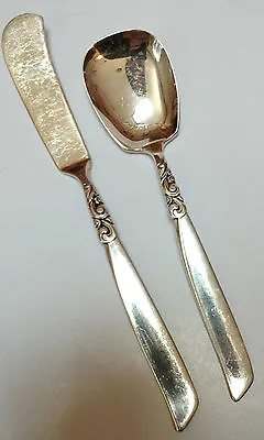 Oneida Community South Seas Sugar Spoon Flat Handle Butter Knife Silverplate  • $9.99