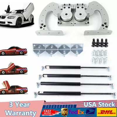 Vertical Door Hinges Bolt Kit Butterfly 90° Car Doors Universal Lambo Scissor US • $222.01