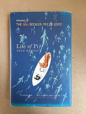 Yann Martel  Life Of Pi  SIGNED 8th UK Printing 2002 Canongate Hardcover RARE! • £75.20