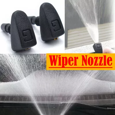 $10.99 • Buy 2pcs Universal Auto Car Front Windshield Washer Wiper Water Spray Nozzle Jet Kit