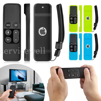 $4.52 • Buy Anti Dust Remote Controller Silicone Case Cover Skin For Apple TV (4th Gen) Siri