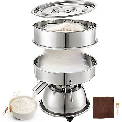 Electric Shaker Machine Vibration Sieve Machine Food Processing Siftern • $19.99