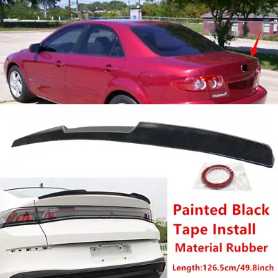 126cm Fit For Mazda 6 2002-2007 Sedan Universal Trim Car Rear Trunk Spoiler Wing • $31.99