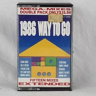 1986 WAY TO GO MEGAMIXES 2 Cassette Tape Pseudo Echo Bowie Icehouse Pet Shop Boy • $23.97