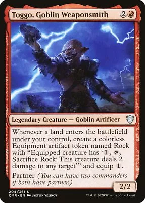 Toggo Goblin Weaponsmith [Commander Legends] Magic MTG • $1.30