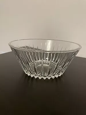 $100 • Buy Val St Lambert BALMORAL Large Cut Crystal Bowl  9  Diameter 4  High