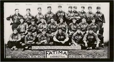 1913 Fatima Teams T200 '88 Reprints #11 Chicago Nationals - NM-MT • $2