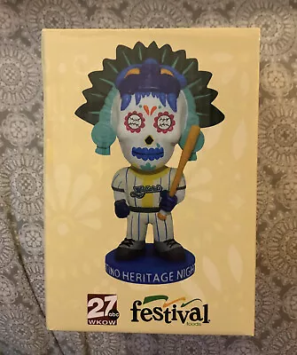 Madison Mallards Sugar Skull Sga Bobblehead Latino Heritage  7-23-2023 • $26.49