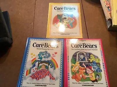 3 A Tale From The Care Bears Picture Book Lot Vtg Cartoon 80's Parker Brothers • $9.99