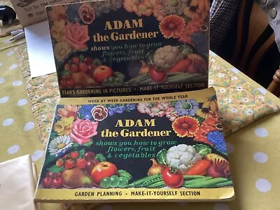 ADAM The Gardener. Paperback 1960s Sunday Express Publication. Two  • £12