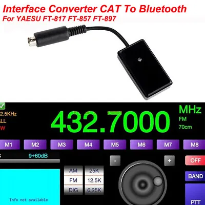 1Pc Interface Converter CAT To Bluetooth For YAESU FT-817 FT-857 FT-897 Newest • £13.50
