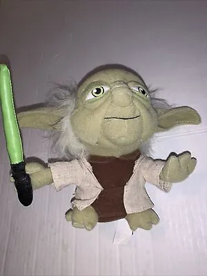 7  Lucasfilm STAR WARS Yoda Plush Doll With Light Saber • $11.96