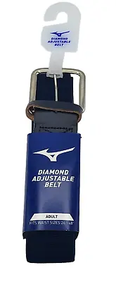 Mizuno Belt Adult Baseball Softball Elastic Diamond Adjustable 26 - 48  Blue • $9.15