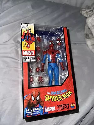 MAFEX No.185 SPIDER-MAN Classic Comic Ver. Medicom Toy 6  Action Figure USSELLER • $77