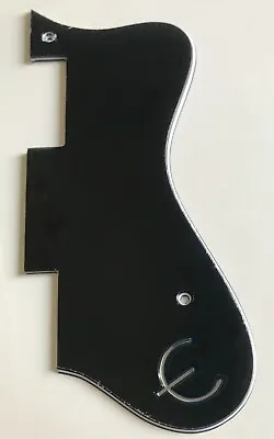 Guitar Parts Eletric Guitar Pickguard For Epiphone Dot & E Logo Style3Ply Black • $11.99