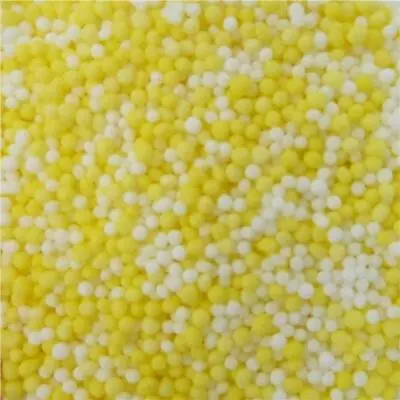 £1.99 • Buy Yellow & White Matt 100s & 1000s Cupcake / Cake Decoration Sprinkles Toppers