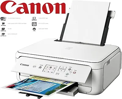 Canon PIXMA TS5151 All-in-One A4 Wireless Wi-Fi Inkjet Photo Printer *NO INKS* • £24.99