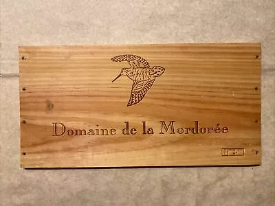 1 Rare Wine Wood Panel Domaine De La Mordorée Vintage CRATE BOX SIDE 2/24 185 • $8.95