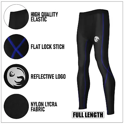 Mens Gym Breathable Pants For Sports Shark Boys Athletic Armor Trousers Slim Fit • £12.85