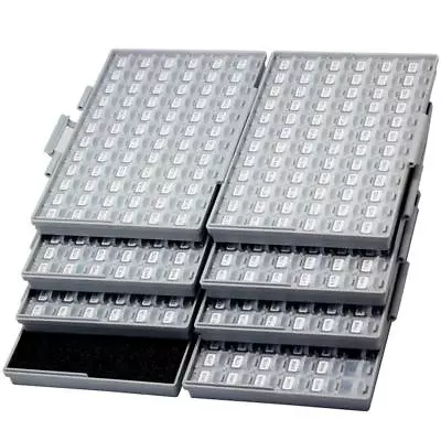 Aidetek 491 Values Of 1% Resistors 0805 Size 100PC/Value Resistor Kit In 4boxall • $445.26