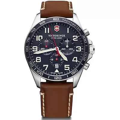 Victorinox Men's Swiss Army Black Dial Watch - 241854 • $437.14