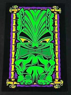Mike Martin Neon Tiki Quality Screen Print Poster Green Version Limited Edition • $100