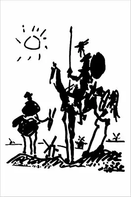 Don Quixote By Pablo Picasso 36x24 Print Poster Famous Painting Man Of La Mancha • $14.99